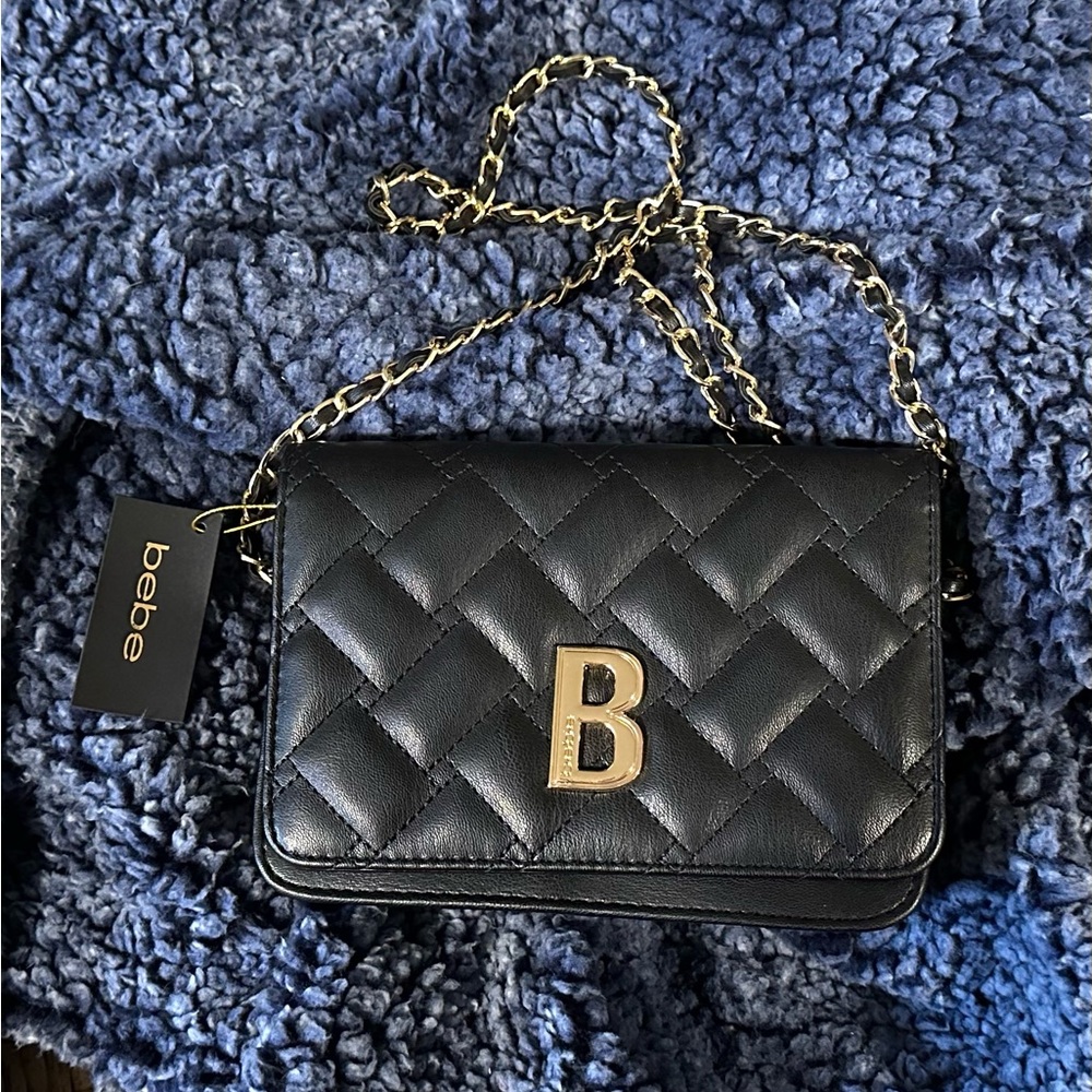 BEBE Signature Crossbody Purse, BRAND NEW, tote handbag wallet designer fashion